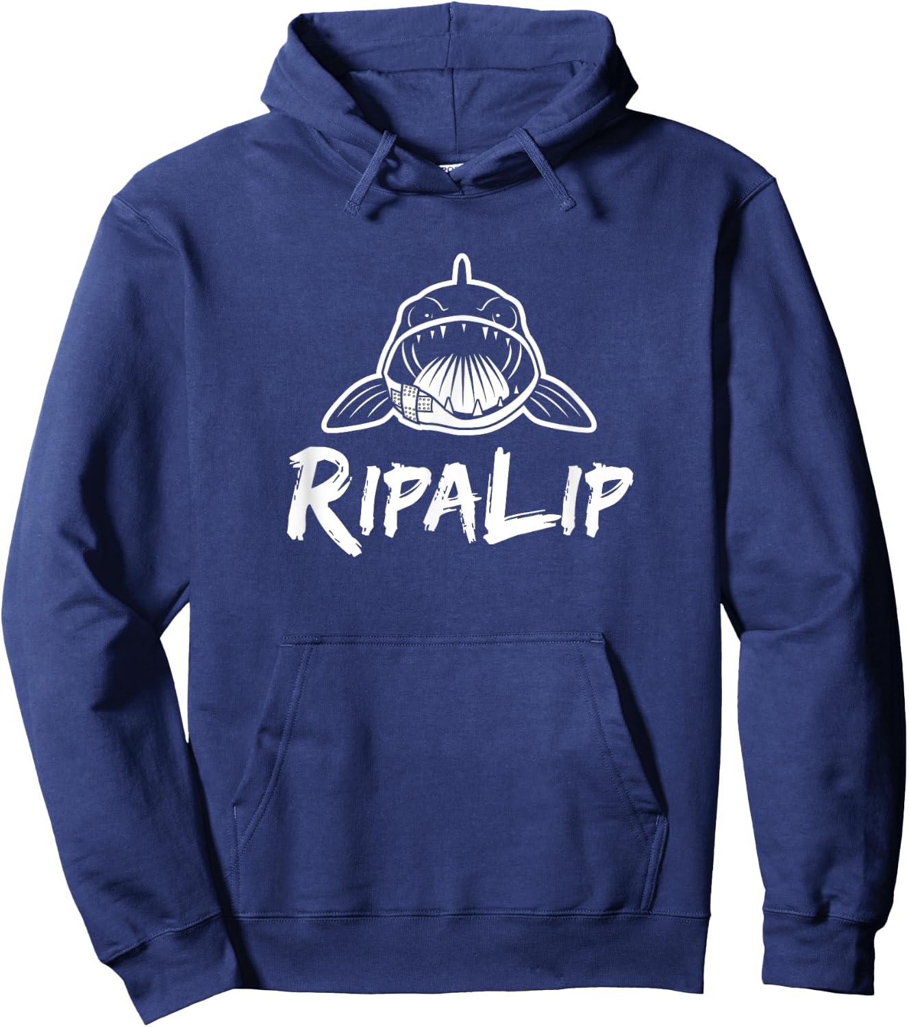 RipaLip Walleye Fishing Hoodie - Hoodie | Navy