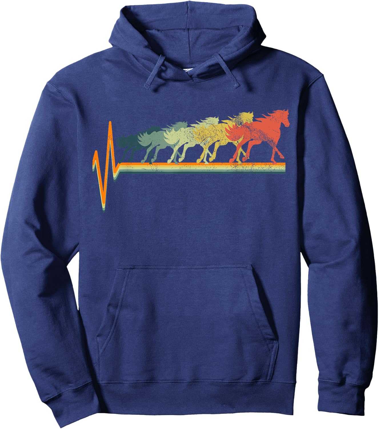 Horse Girl Barn Gift Spirit Hoodie - Hoodie | Navy