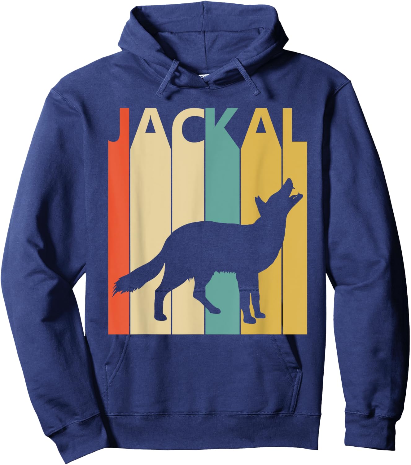 Spirit Animal Jackal Shirt - Vintage Jackal Hoodie - Hoodie | Navy