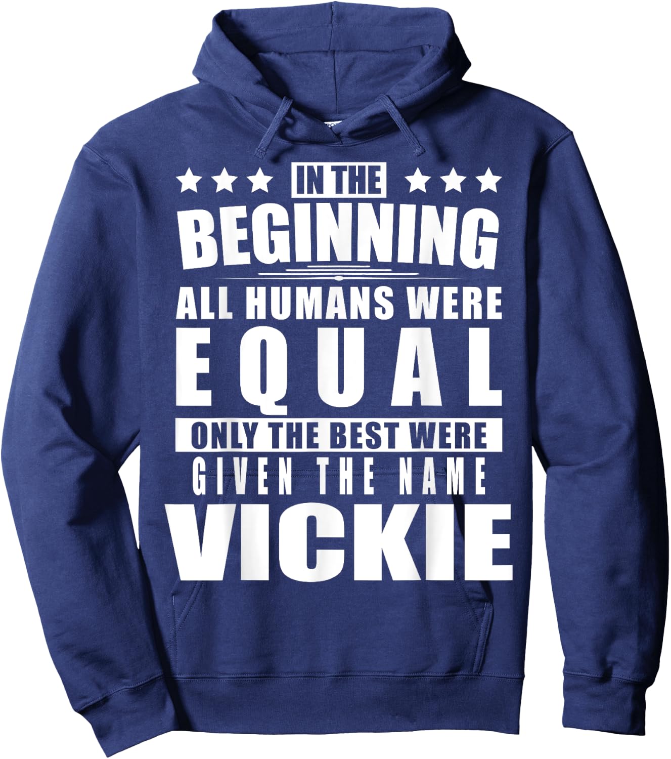 Name Vickie First Name Gifts - Funny Personalized Gift Hoodie - Hoodie | Navy