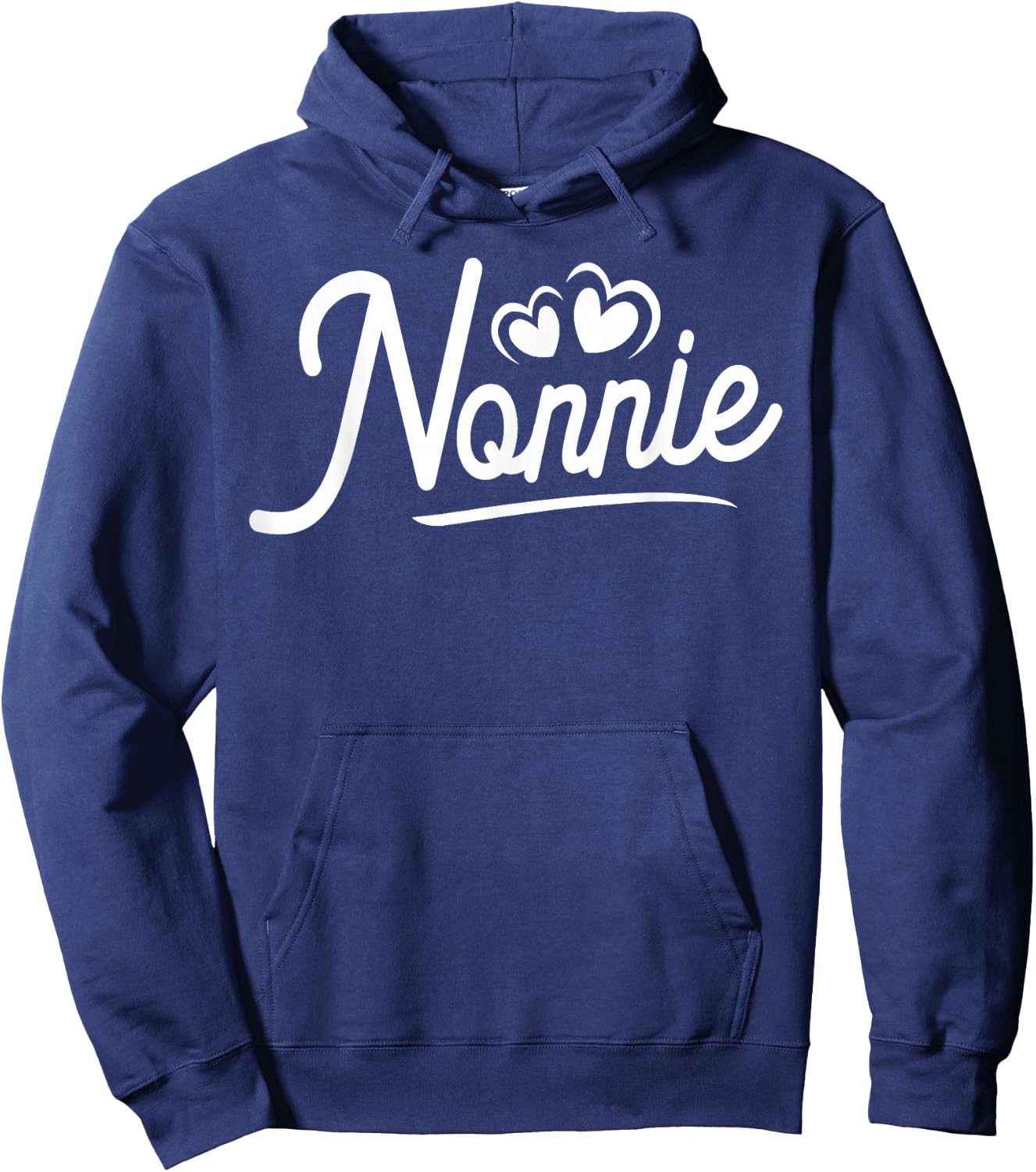 Nonnie Shirts Nonnie Birthday Gifts Cute Nonnie Hoodie - Hoodie | Navy