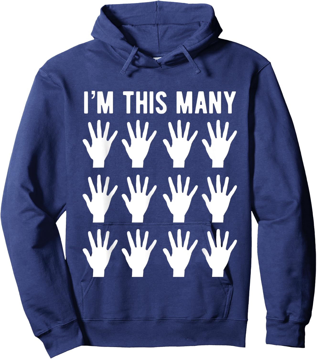 Funny 60th Birthday | Gift 60 Year Old | This Many Hoodie - Hoodie | Navy