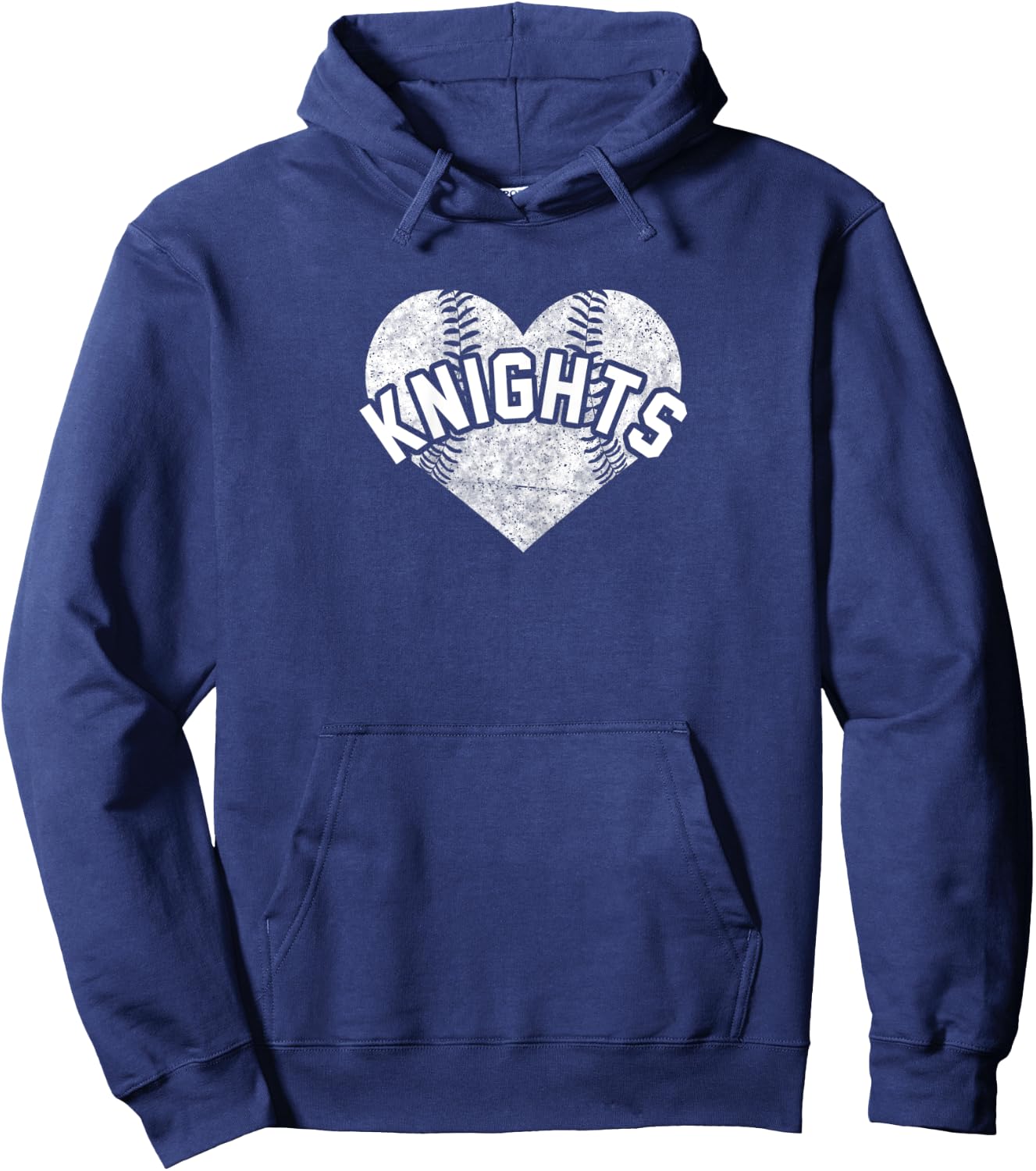 Knights Baseball Softball Shirt High School Team Mascot Mom Hoodie - Hoodie | Navy