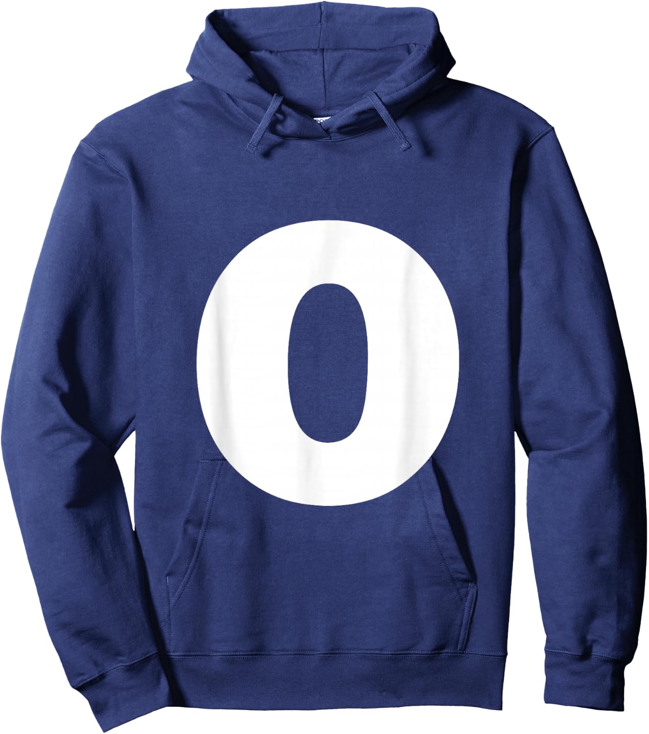 Letter O Capital Alphabet Monogram Initial Hoodie - Hoodie | Navy