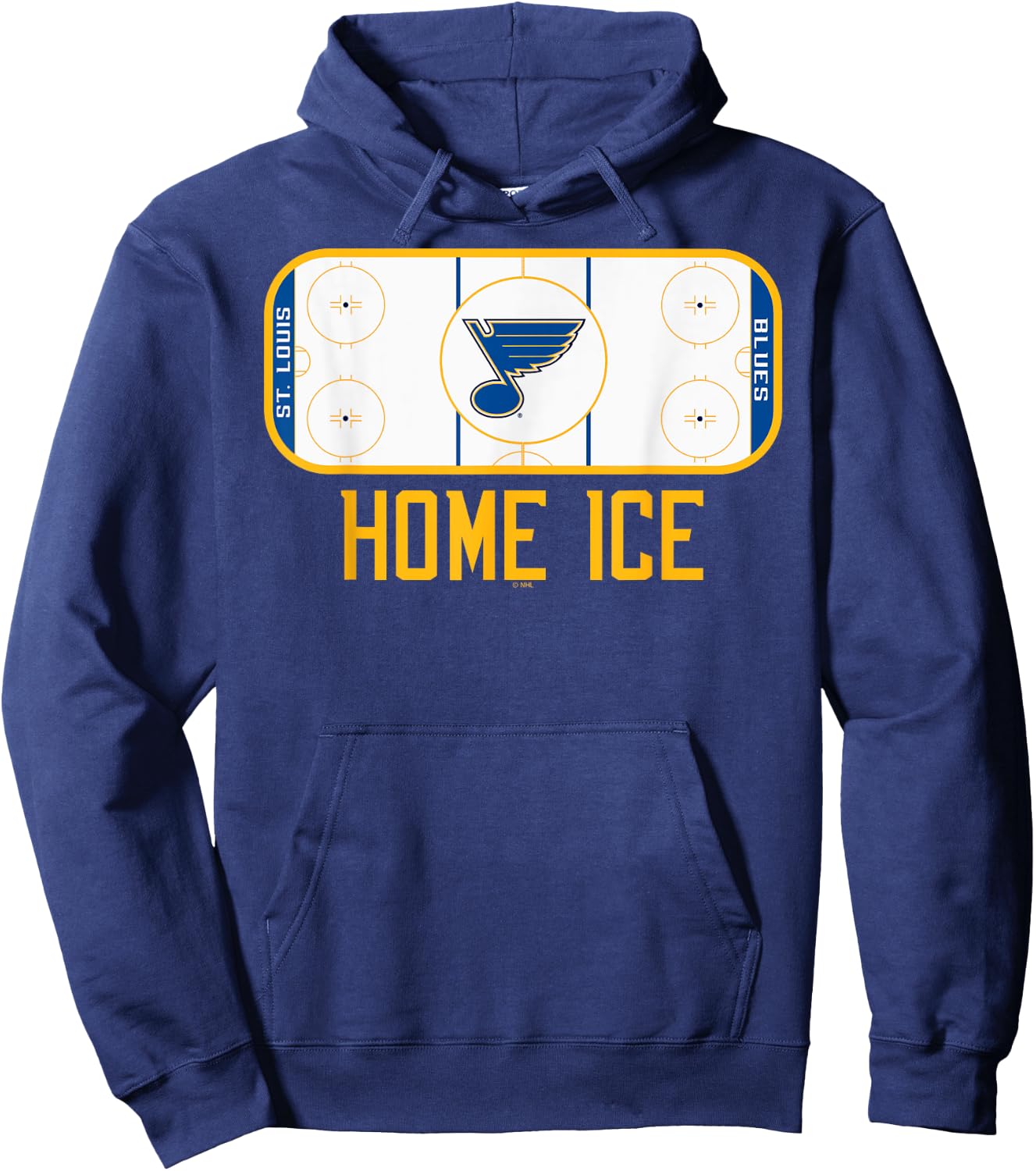St. Louis Blues Home Ice Officially Licensed Hoodie - Hoodie | Navy