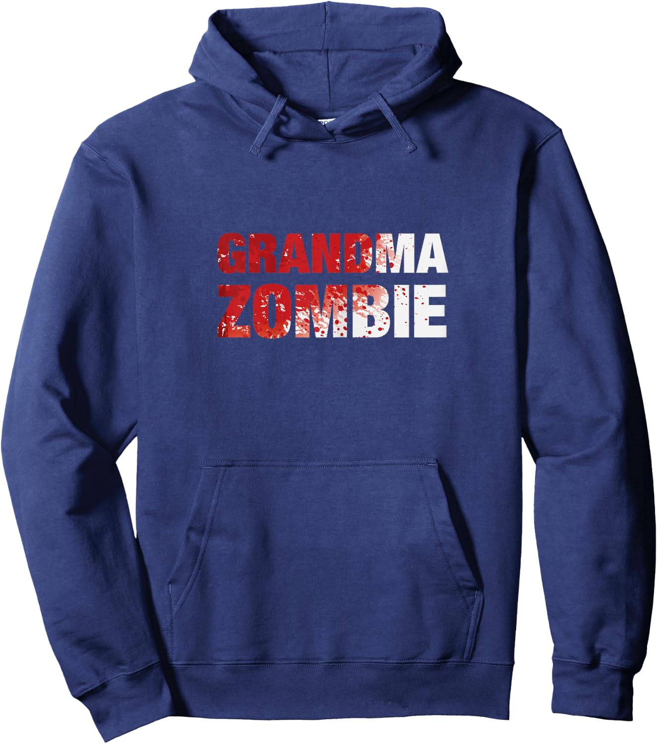 Grandma Zombie - Granny Halloween Costume Hoodie - Hoodie | Navy