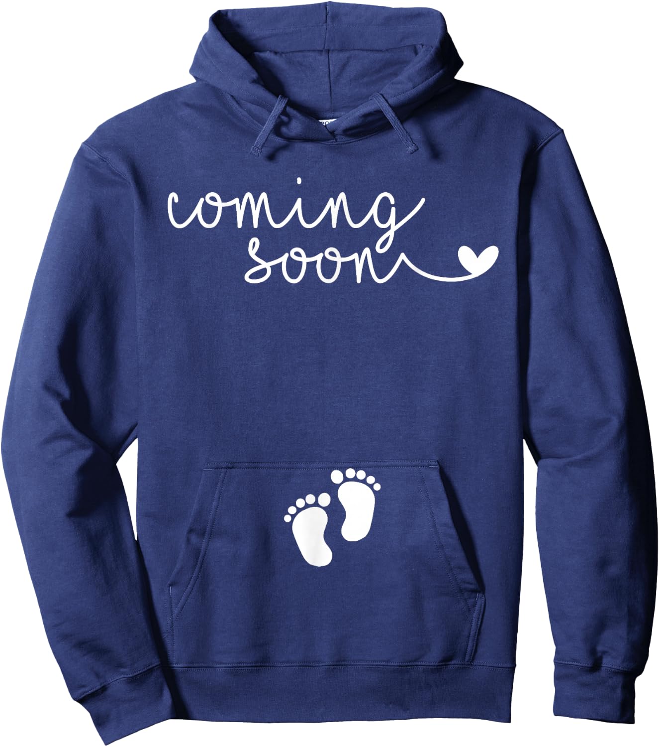Pregnancy Announcement for Pregnant Mom to Announce Pregnant Hoodie - Hoodie | Navy