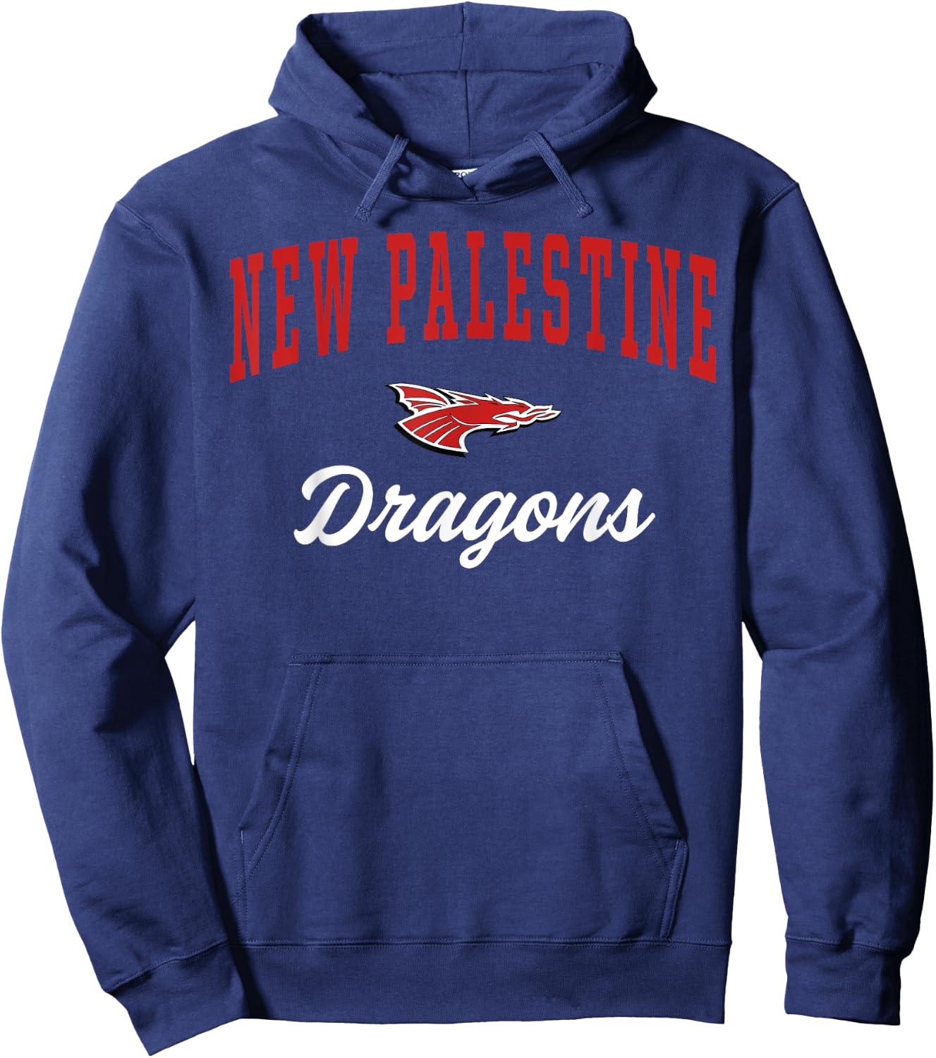 New Palestine High School Dragons Hoodie - Hoodie | Navy