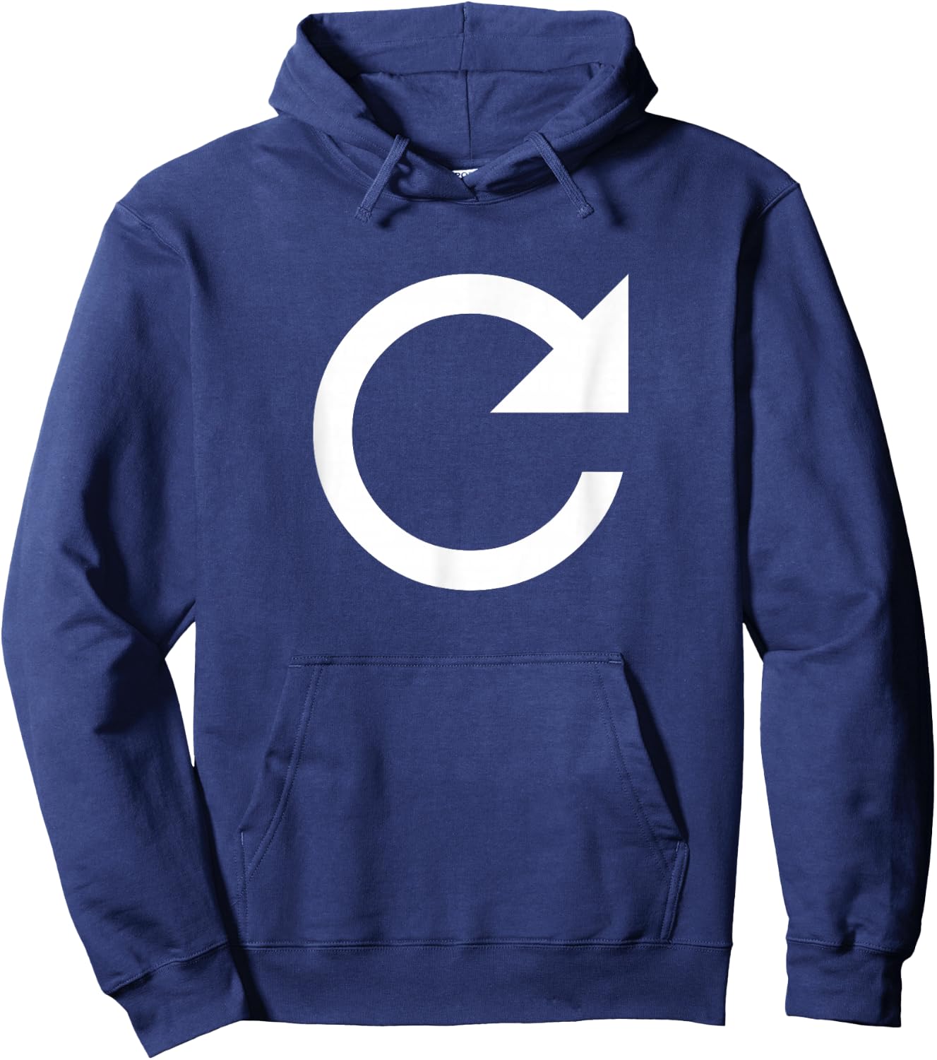 Refresh Icon Reload Page Hoodie - Hoodie | Navy