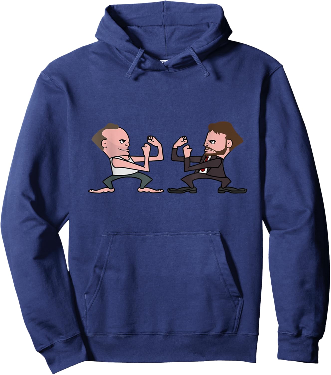 Fightin Christmas Movie Guys Hoodie - Hoodie | Navy