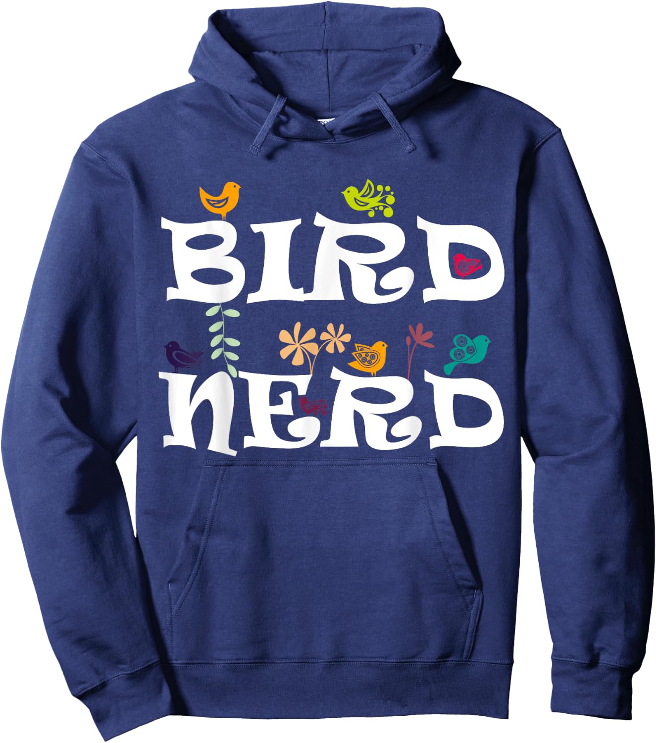 Bird Nerd Shirt Ornithology Science Kids Birdwatcher Hoodie - Hoodie | Navy