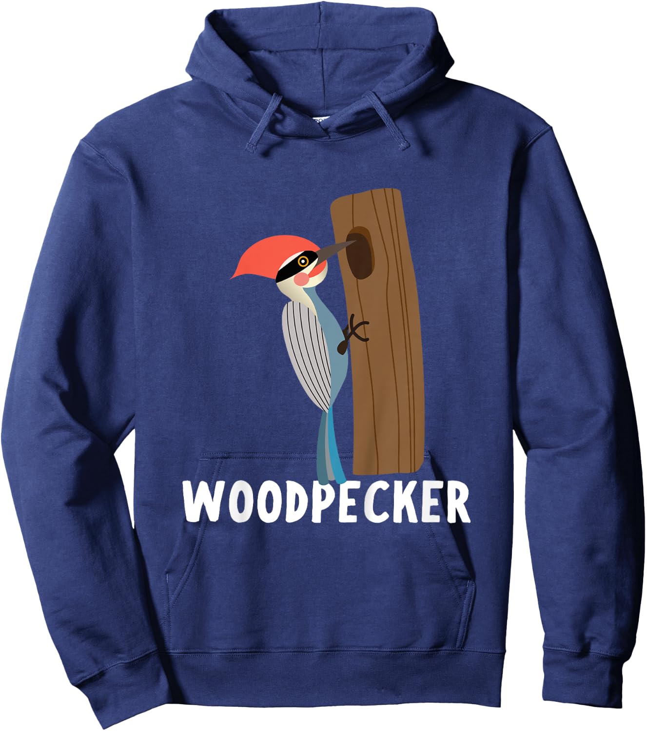 Woodpecker Shirt For Boys Or Girls | Cute Woodpecker Gift Hoodie - Hoodie | Navy