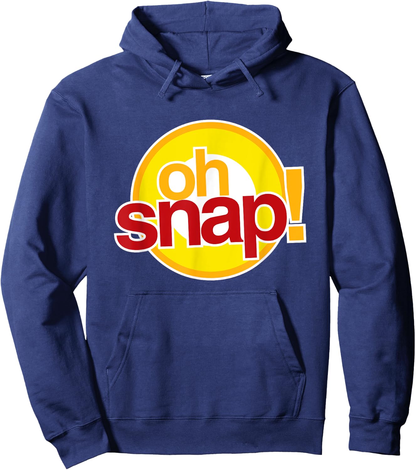 Oh Snap 90s Funny Saying Fun Expression Graphic Hoodie - Hoodie | Navy