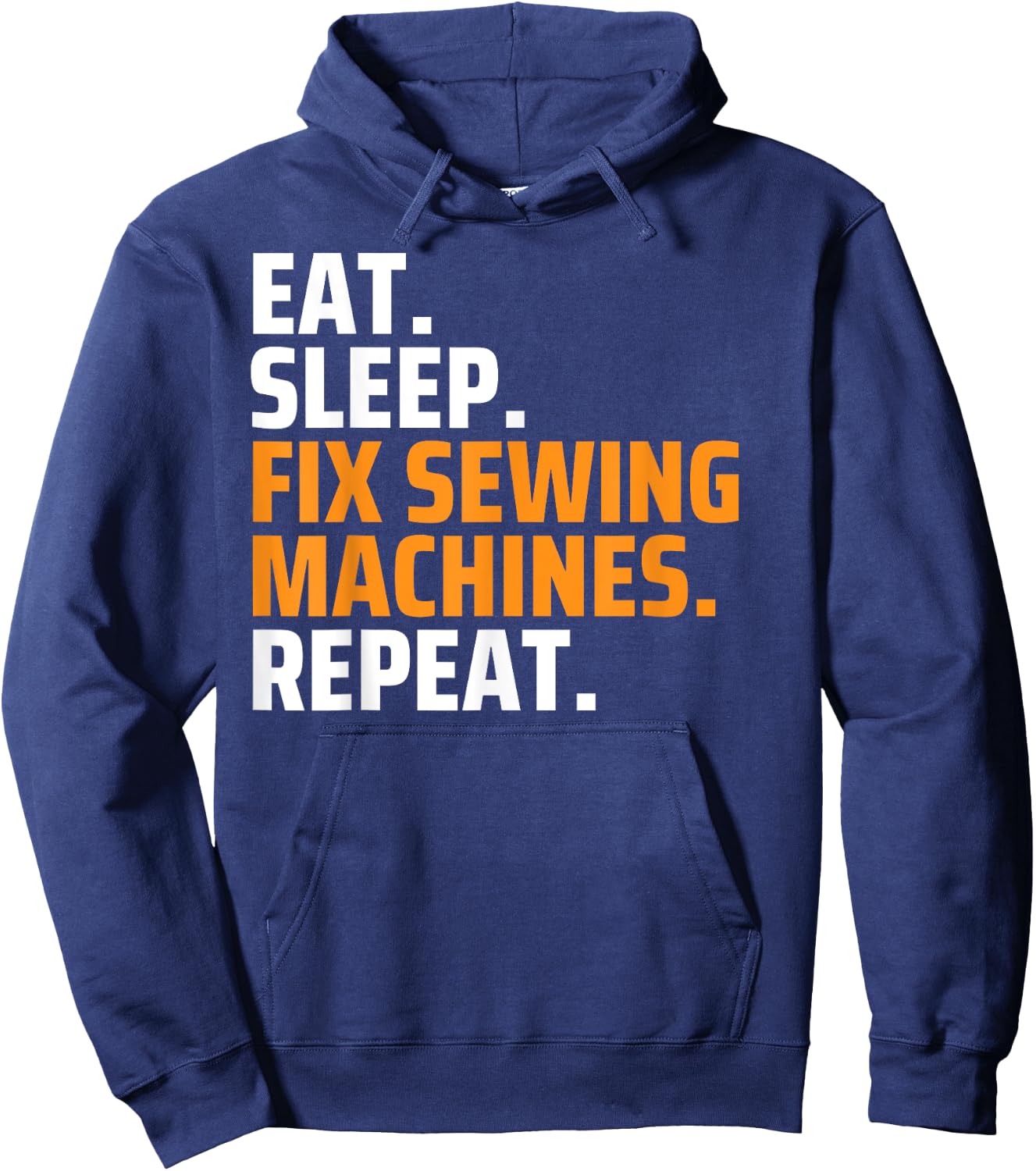 Funny Sewing Machine Repair Technician Hoodie - Hoodie | Navy