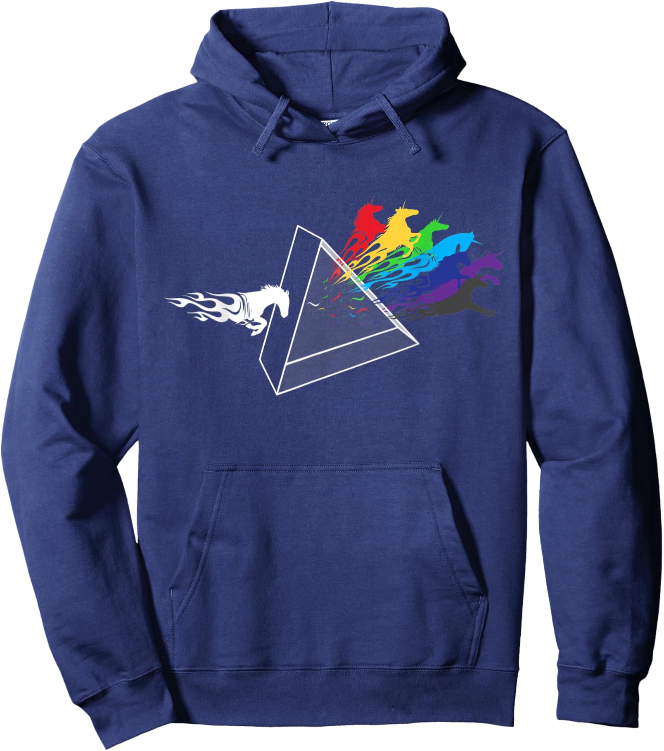 Horse Lover Prism Horseshow Rodeo Hoodie - Hoodie | Navy