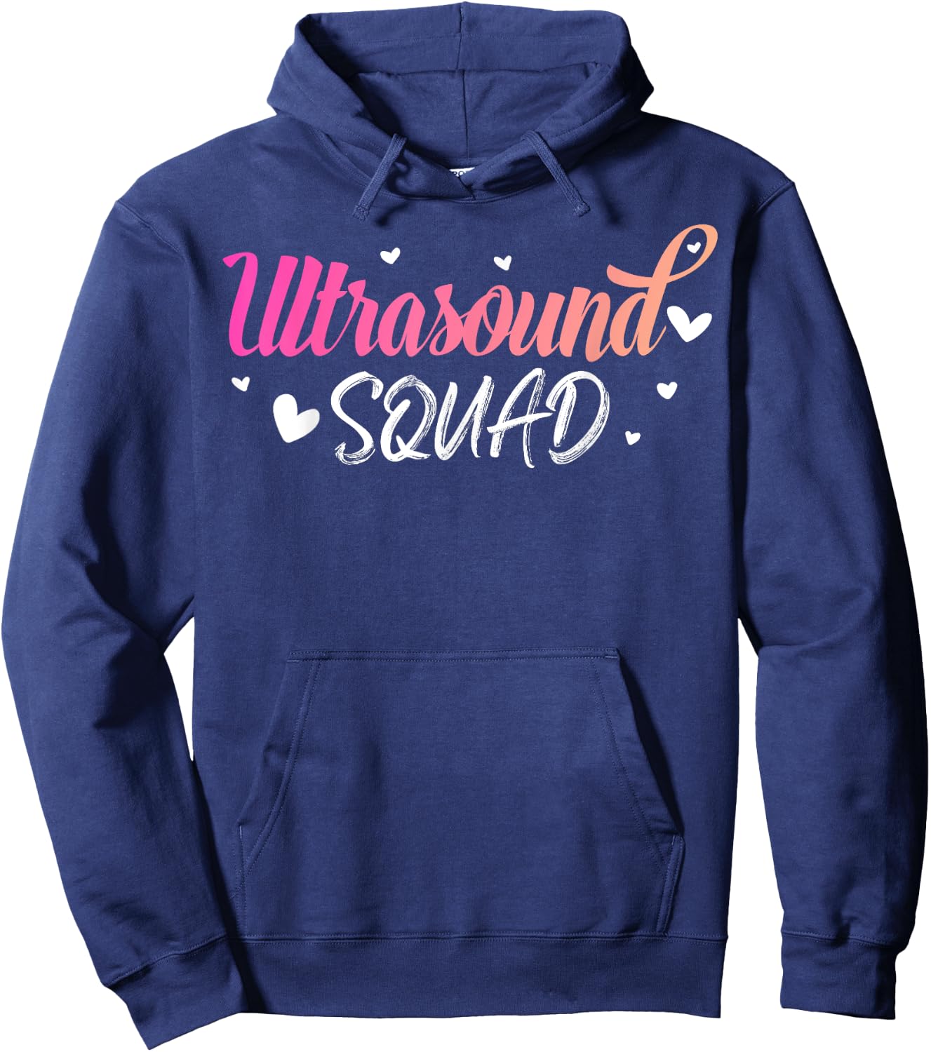 Ultrasound Squad, Cute Sonography Radiology Department Gift Hoodie - Hoodie | Navy