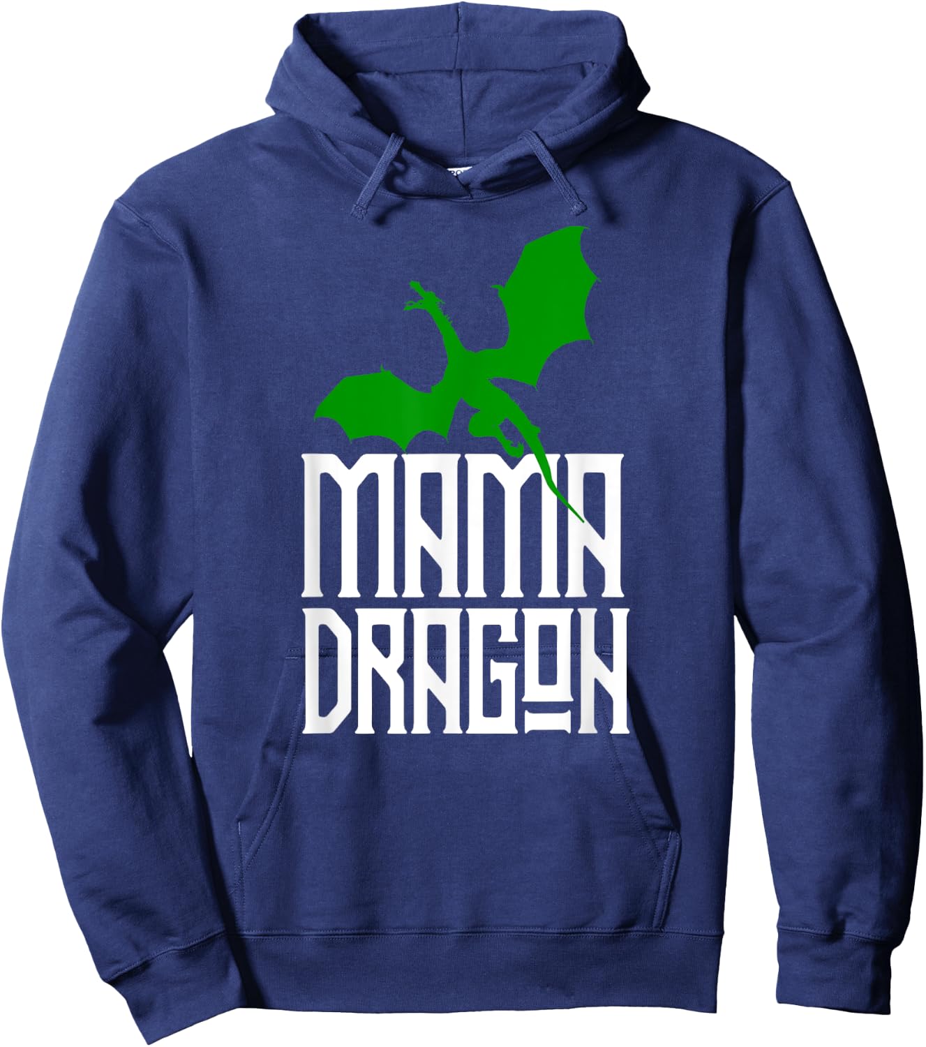Mama Dragon Shirt Matching Family Tribe Green Mom Mother Hoodie - Hoodie | Navy
