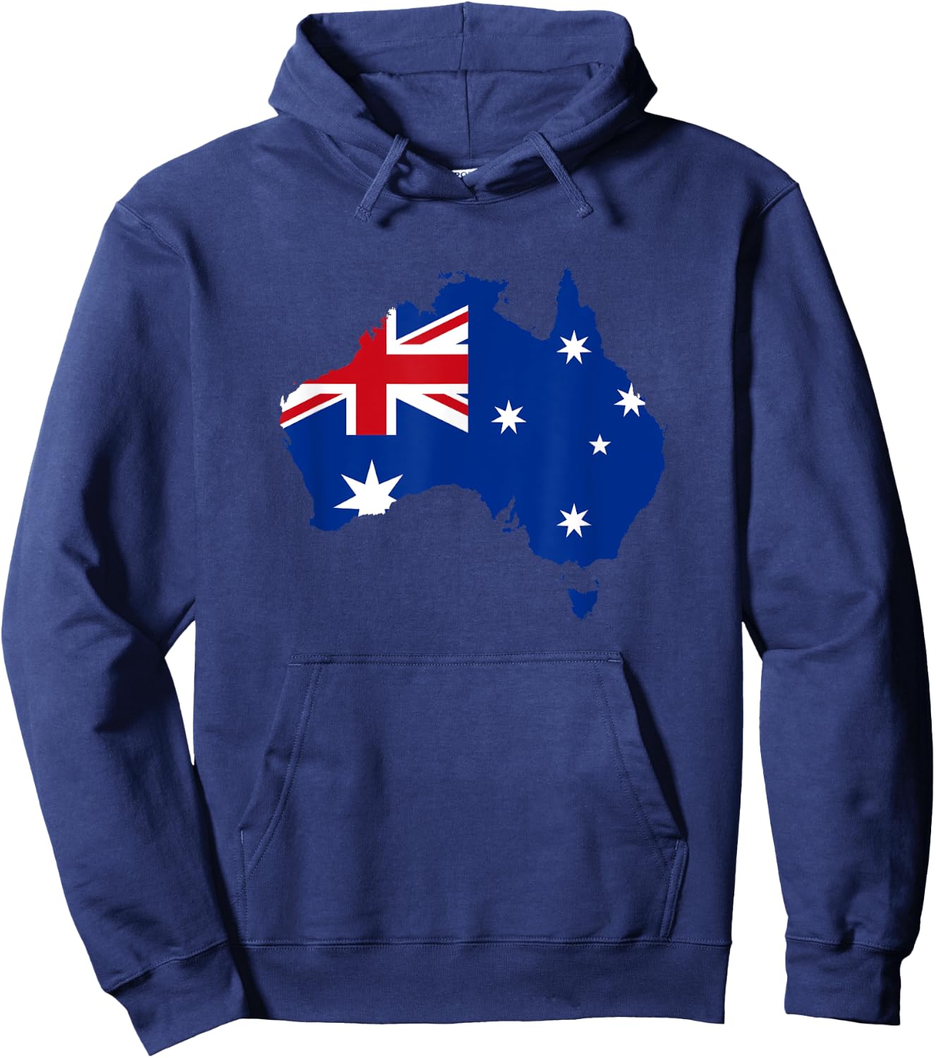 Australia Down Under Classic Australian Flag Map Gift Hoodie - Hoodie | Navy