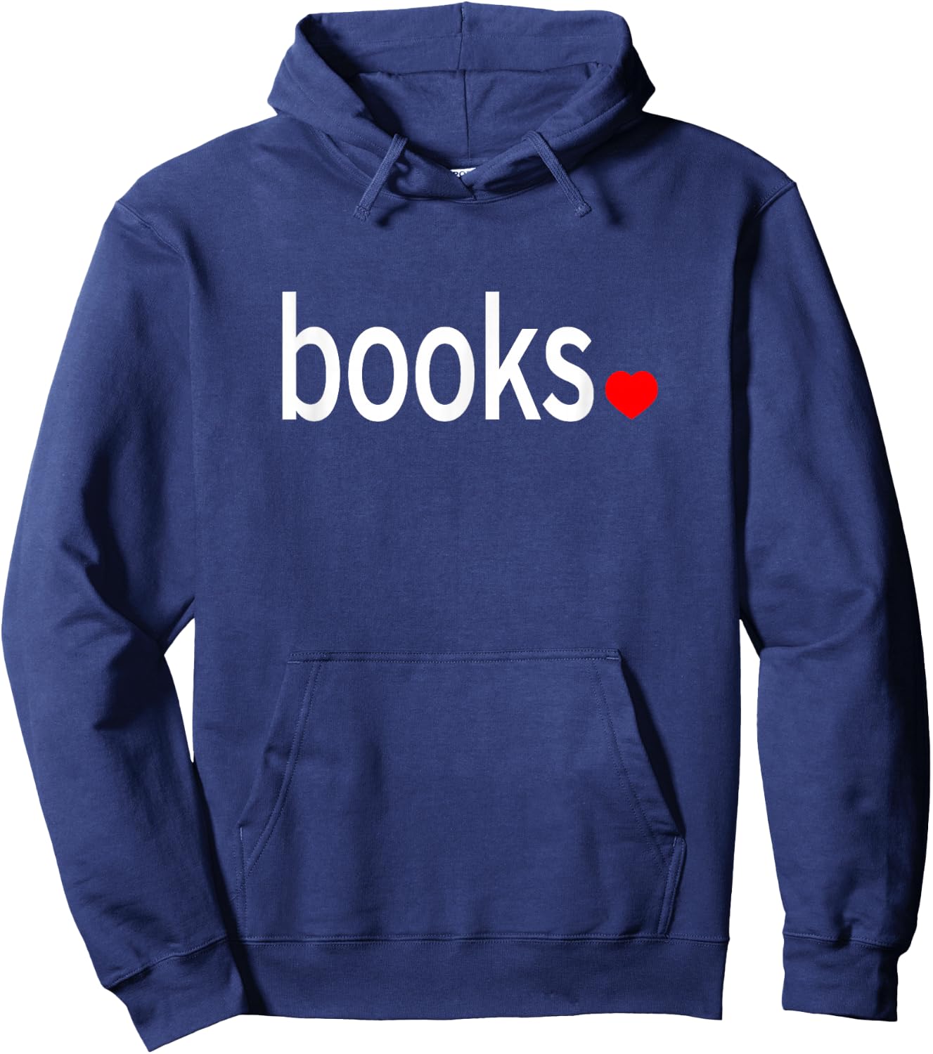 Love Books Shirt Minimalist Nice Book Gift Hoodie - Hoodie | Navy