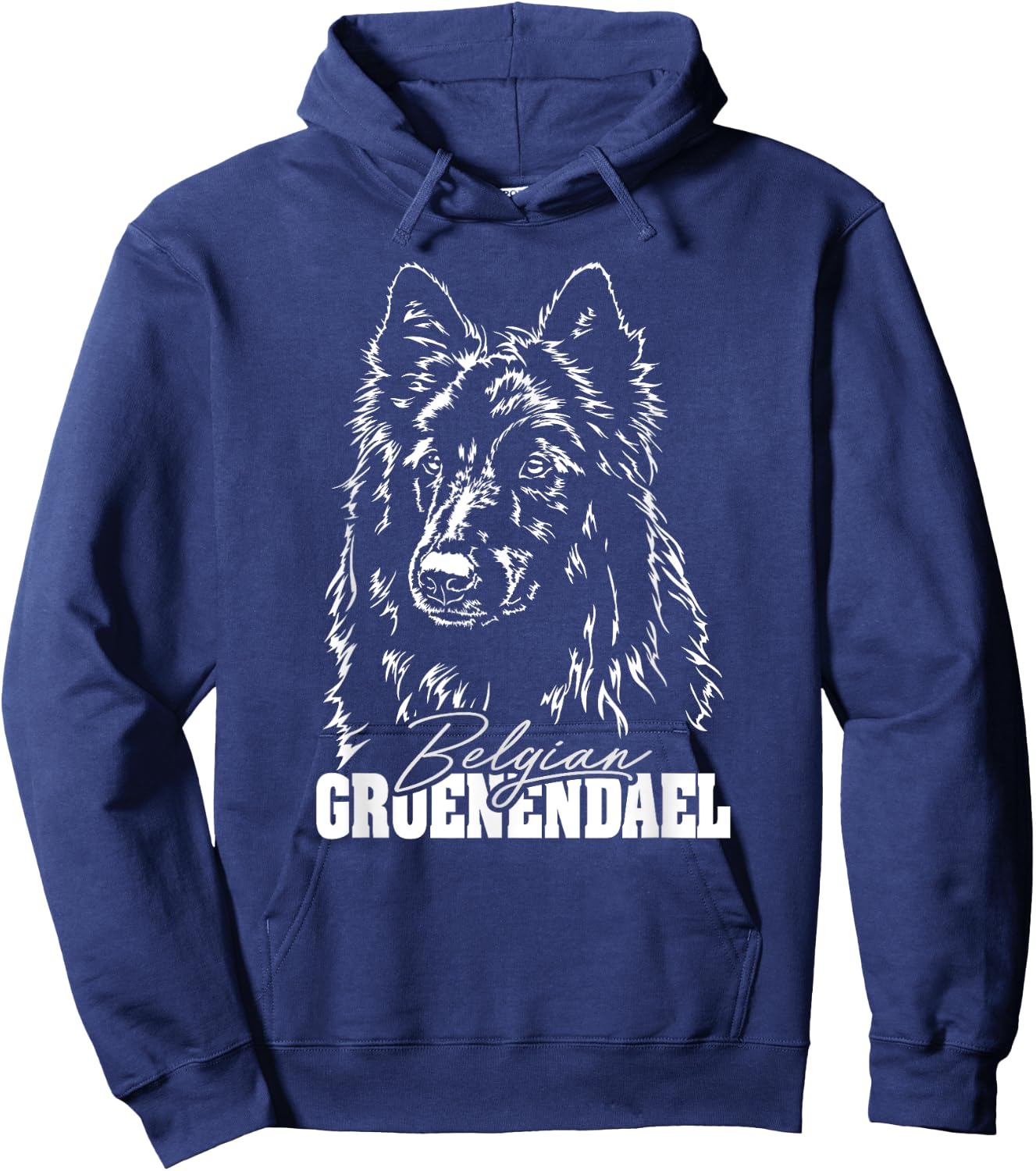 Funny Proud Belgian Groenendael dog Shirt gift Hoodie - Hoodie | Navy