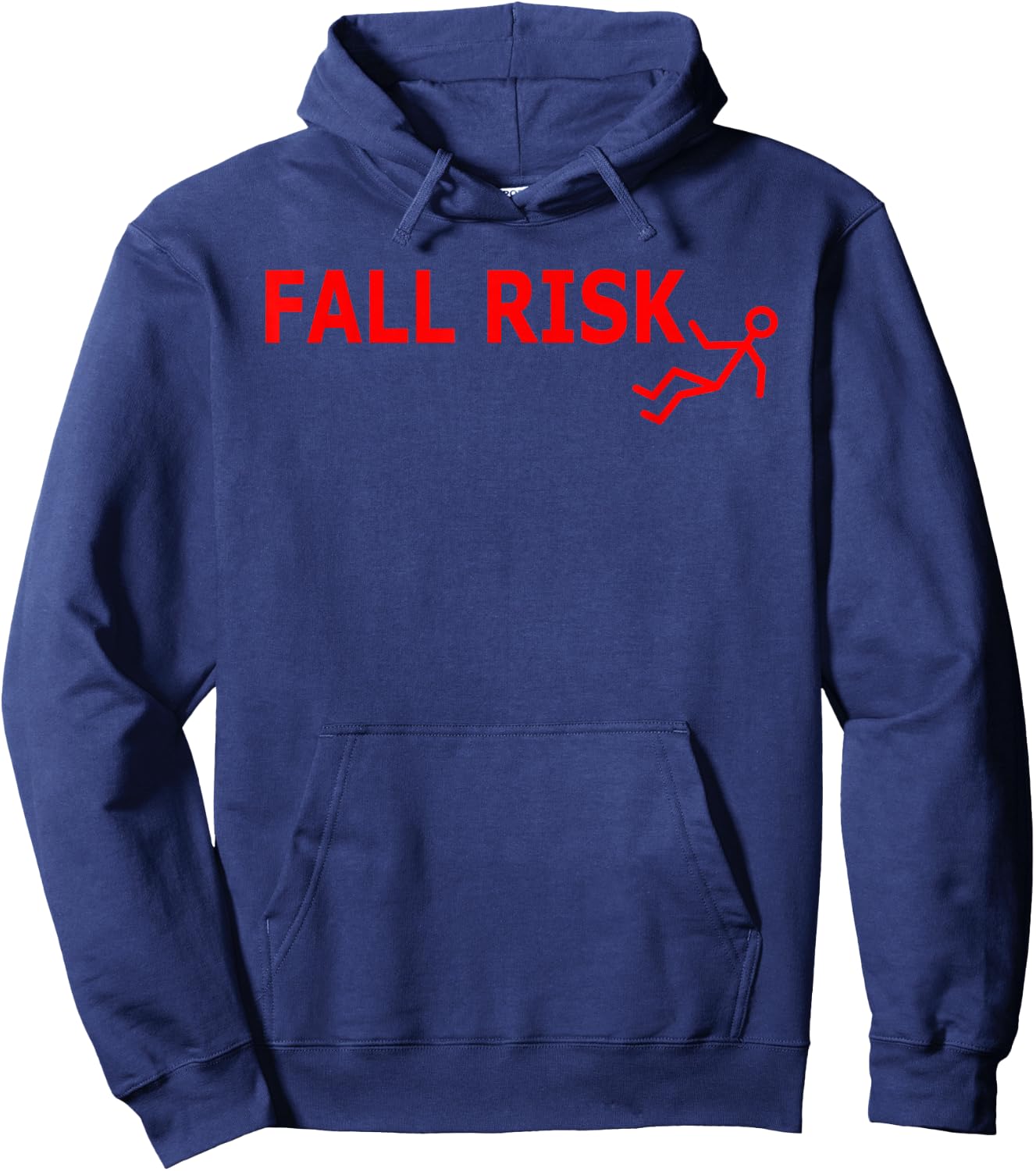 Fall Risk Shirt Hoodie - Hoodie | Navy