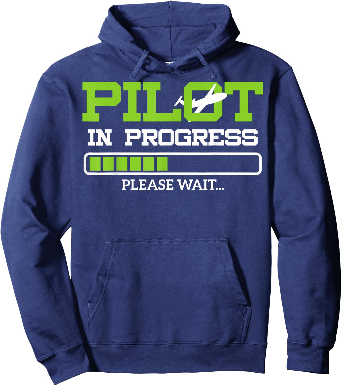 Funny Pilot in Progress Flight Student Gift Hoodie - Hoodie | Navy