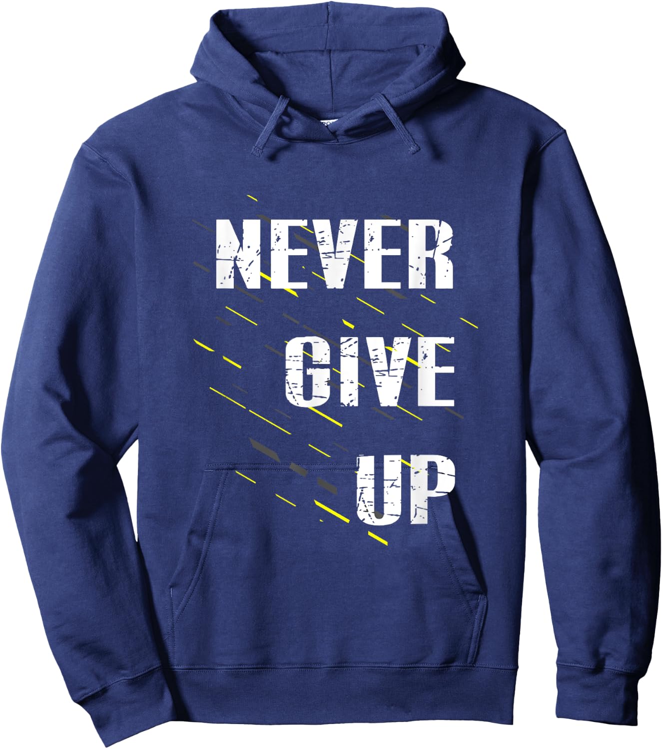 Never Give up Hoodie - Hoodie | Navy