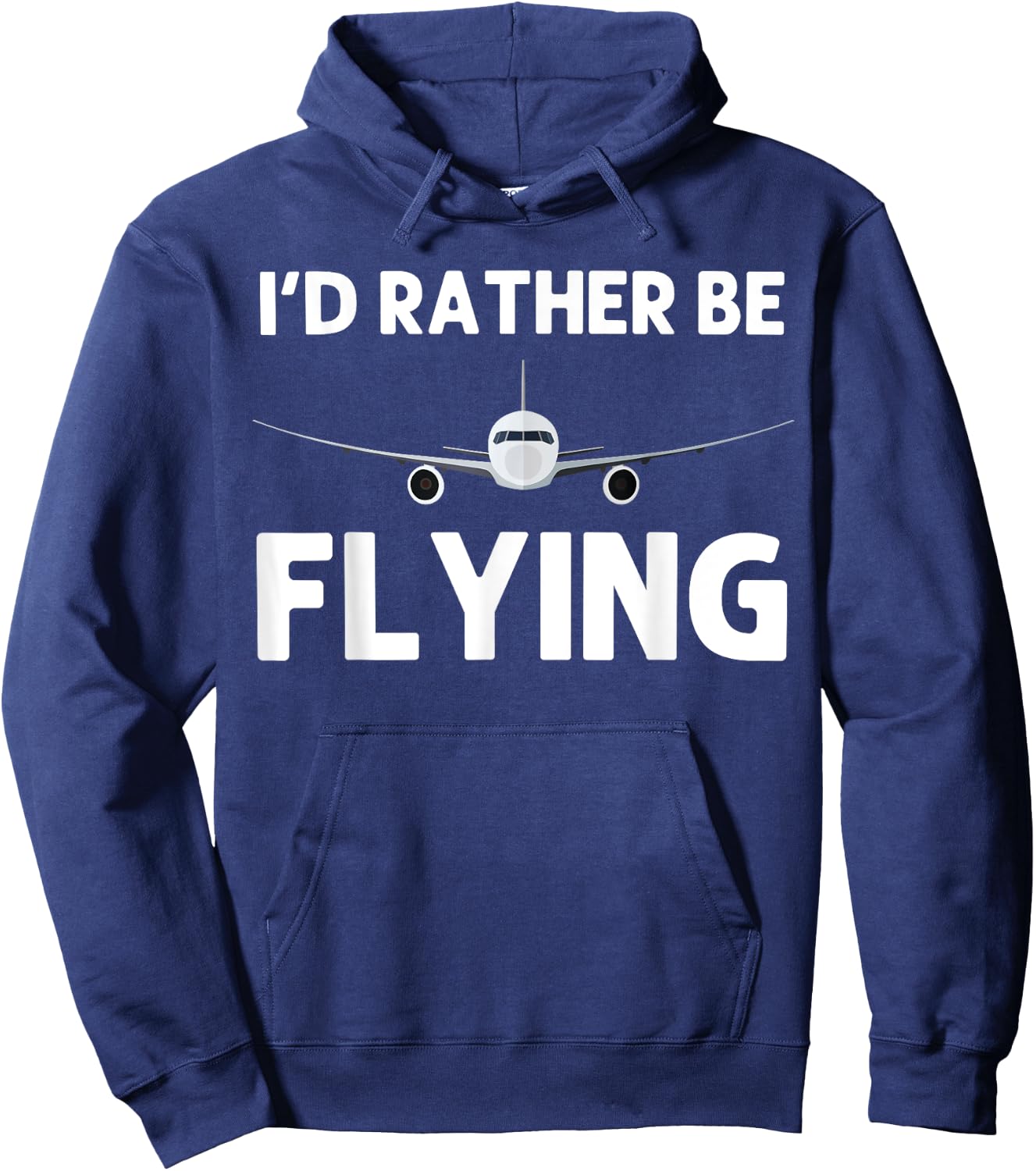 Funny Pilot Design Women Aviation Airplane Pilot Hoodie - Hoodie | Navy