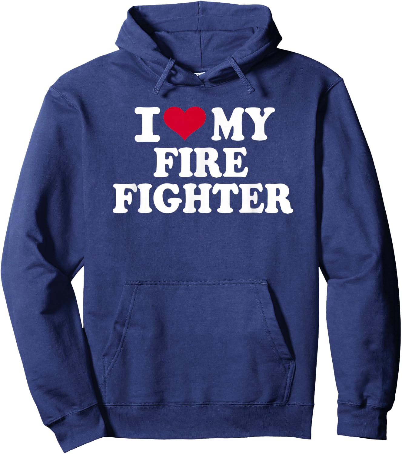 I love my firefighter Hoodie - Hoodie | Navy
