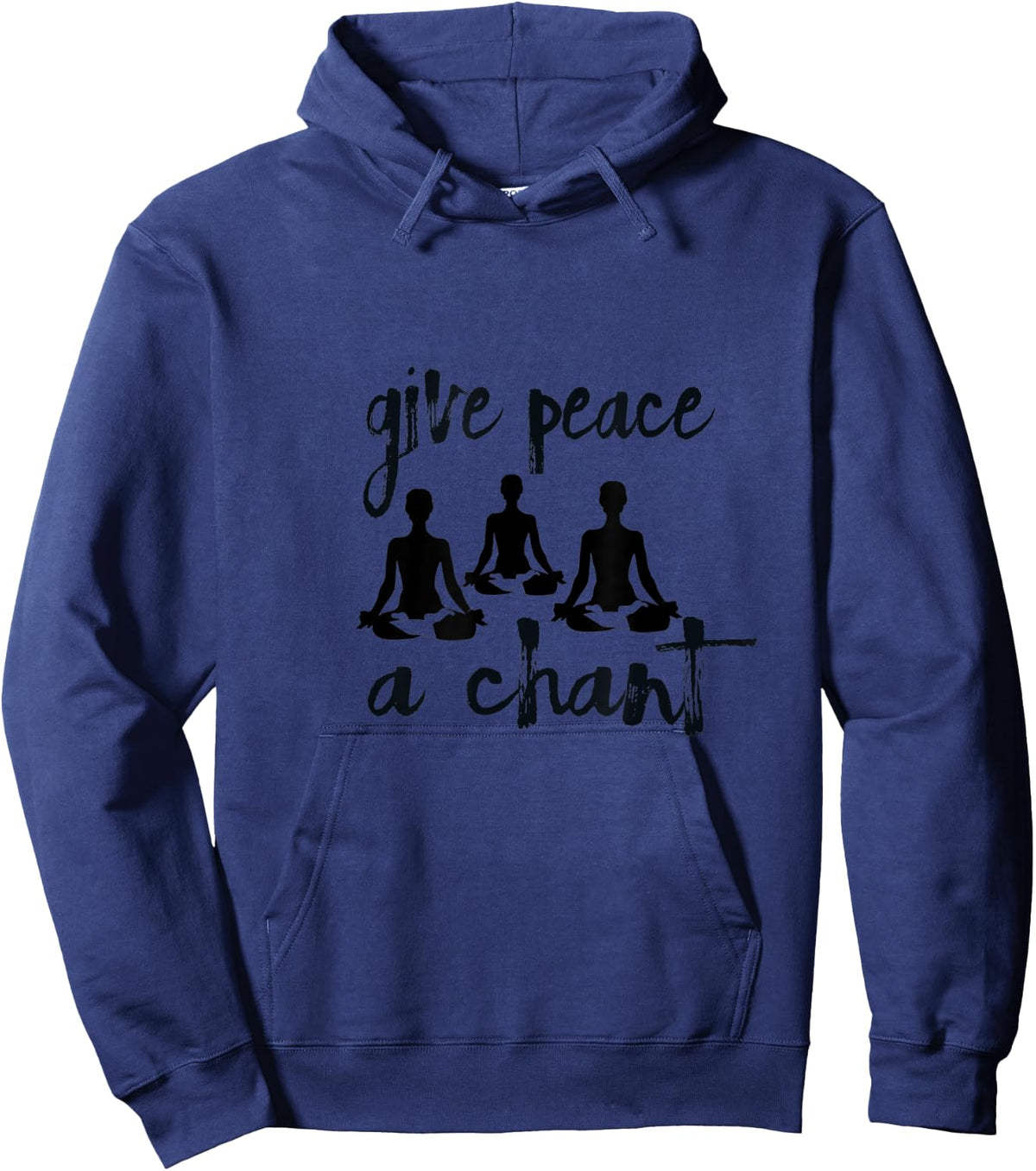 Yoga Kirtan Chant Peace Love World Hoodie - Hoodie | Navy