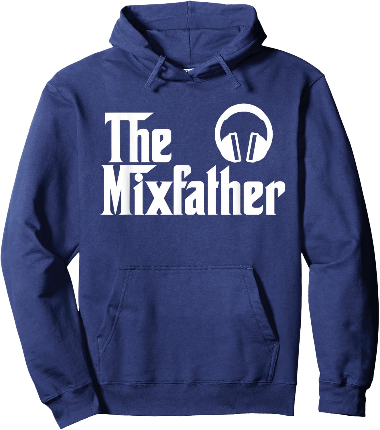 The Mix Father Funny Disk Jockey DJ Gift Hoodie - Hoodie | Navy