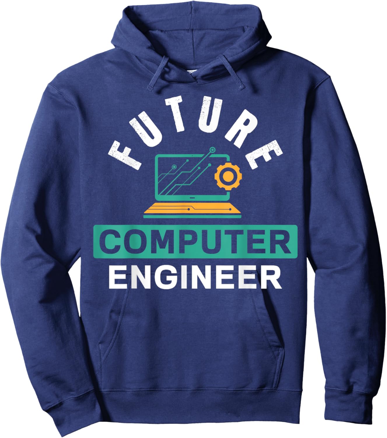 Future Computer Engineer Engineering Hoodie - Hoodie | Navy