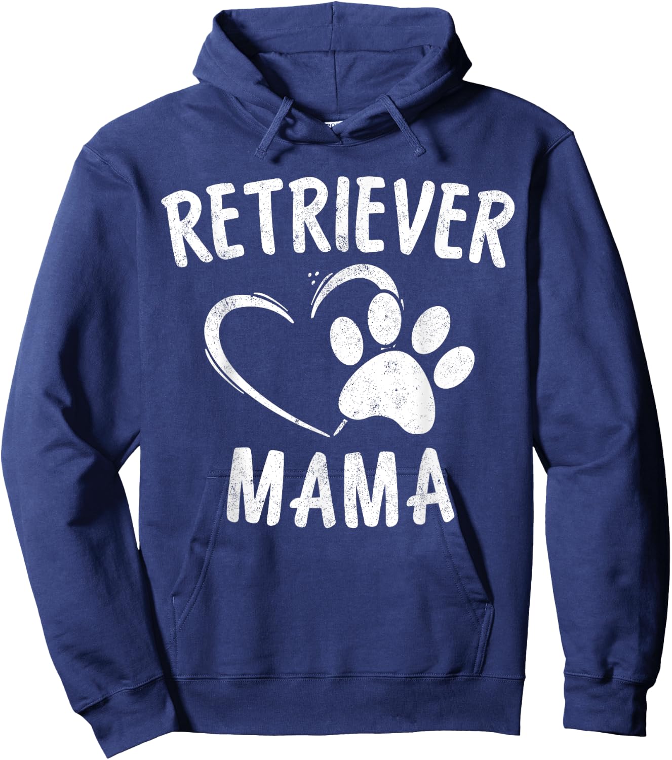 Retriever Mama Gift Black Golden Dog Mom Apparel Retrieving Hoodie - Hoodie | Navy
