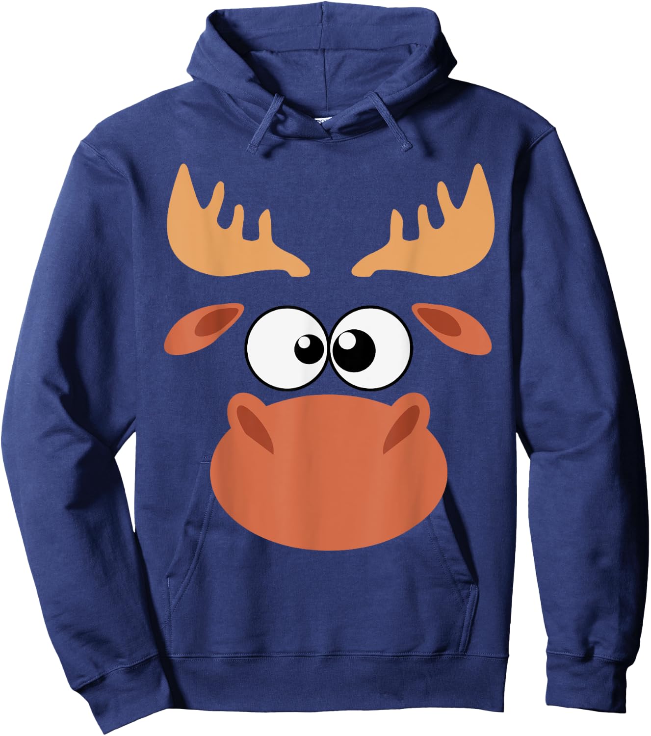 Funny Moose Face Gift kids Hoodie - Hoodie | Navy