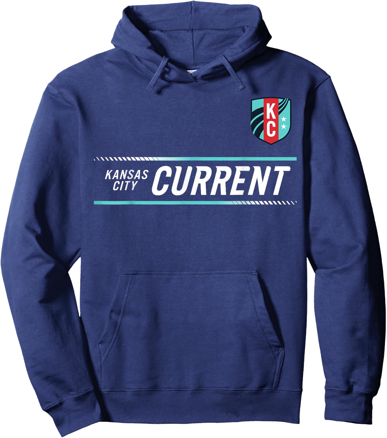 Officially Licensed Kansas City Current Soccer NWSL Apparel Hoodie - Hoodie | Navy