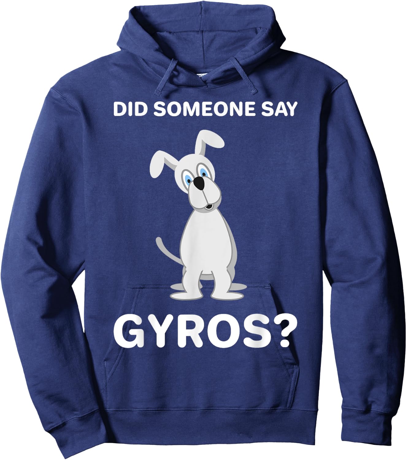 Funny Gyros Gyro Dog Greek Food Pride Greece Gift Women Hoodie - Hoodie | Navy