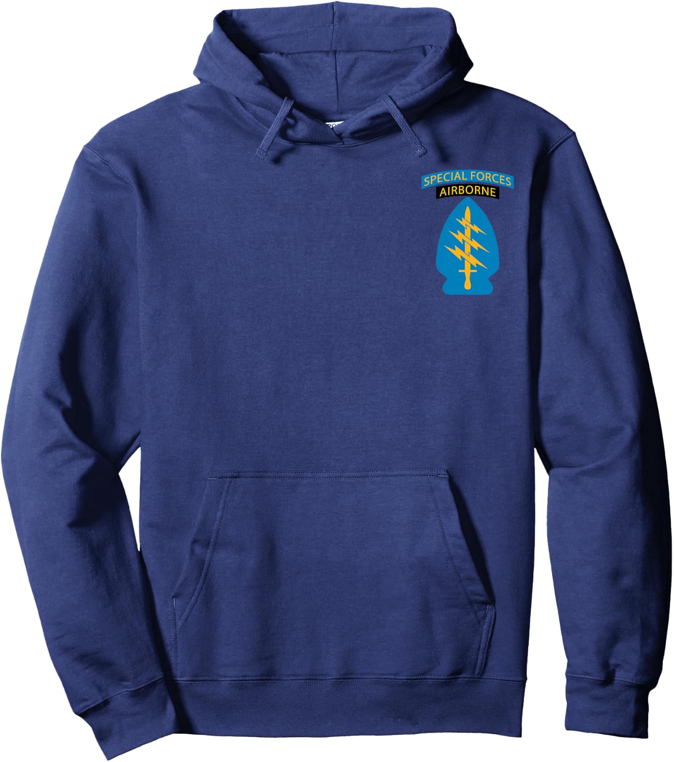 Army Special Forces Green Berets Airborne Veteran Patch Hoodie - Hoodie | Navy