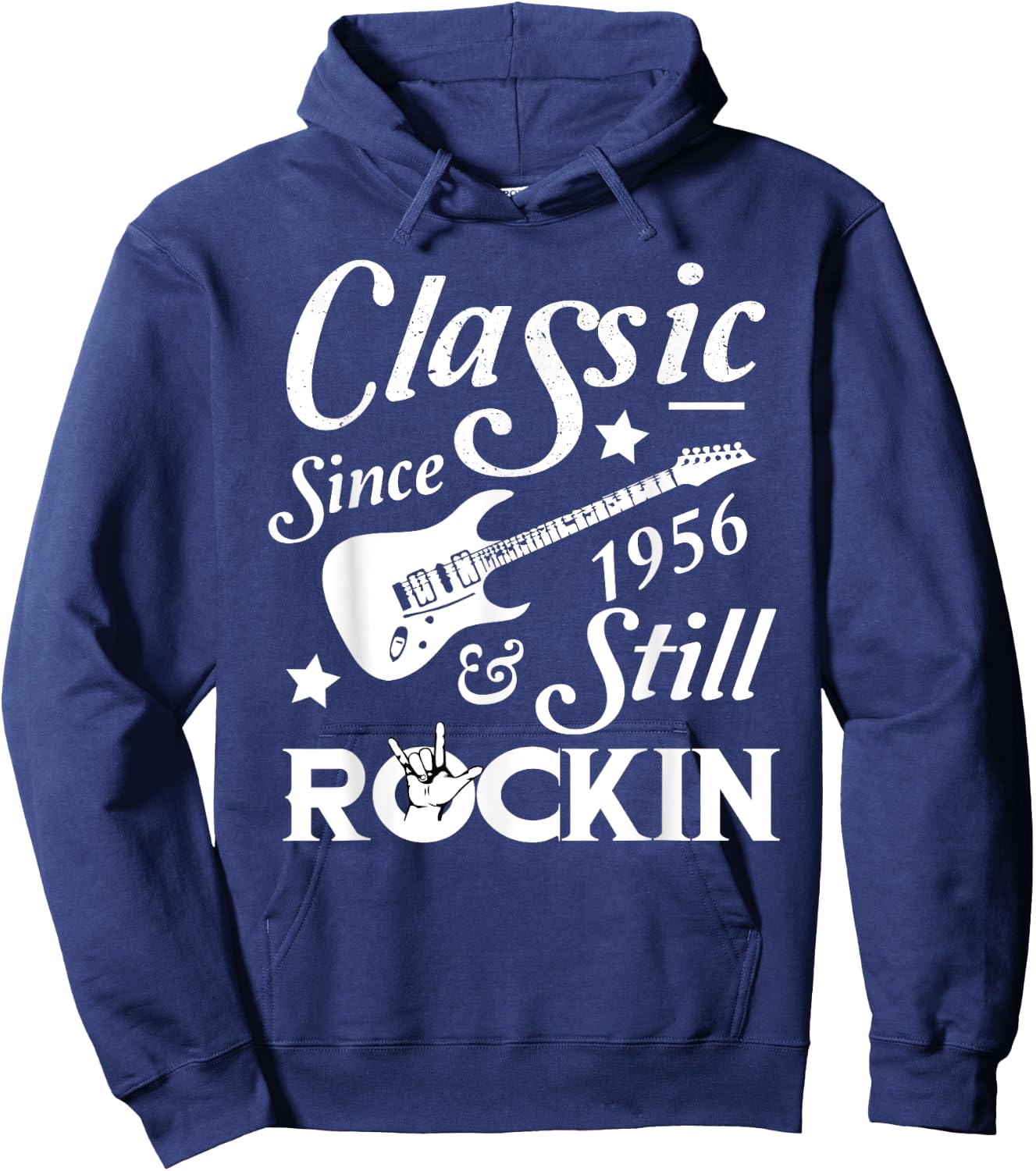 Classic Since 1956 & Still Rockin Shirt 62nd Birthday Shirt Hoodie - Hoodie | Navy