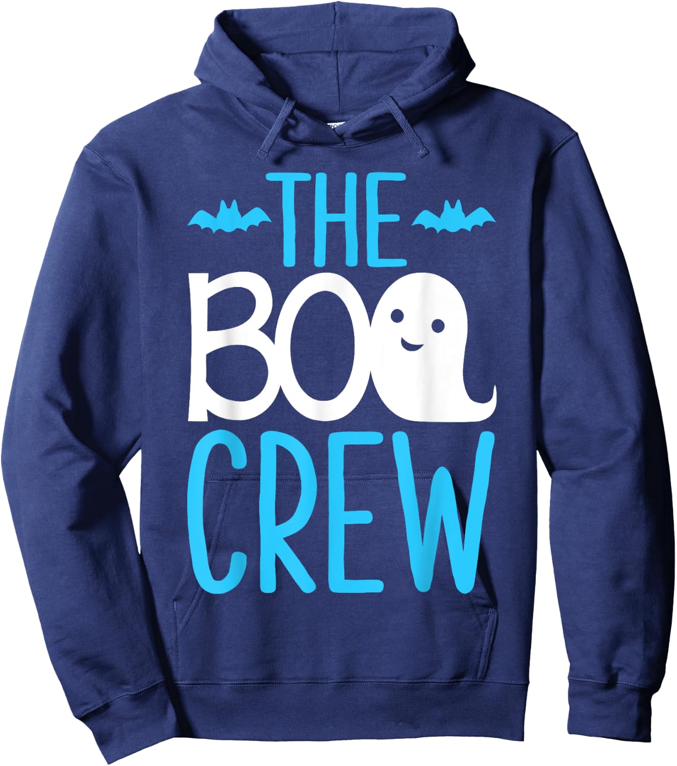The Boo Crew Shirt Matching Halloween Blue Hoodie - Hoodie | Navy
