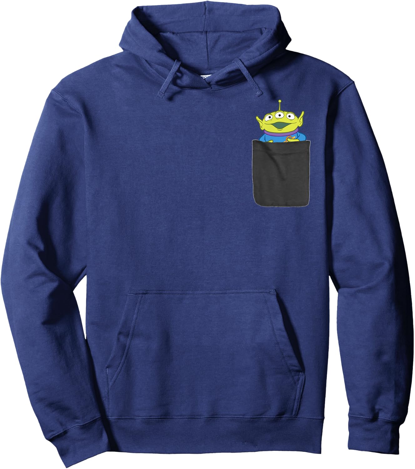 Disney Pixar Toy Story Pizza Planet Alien Mini Pocket Icon Hoodie - Hoodie | Navy