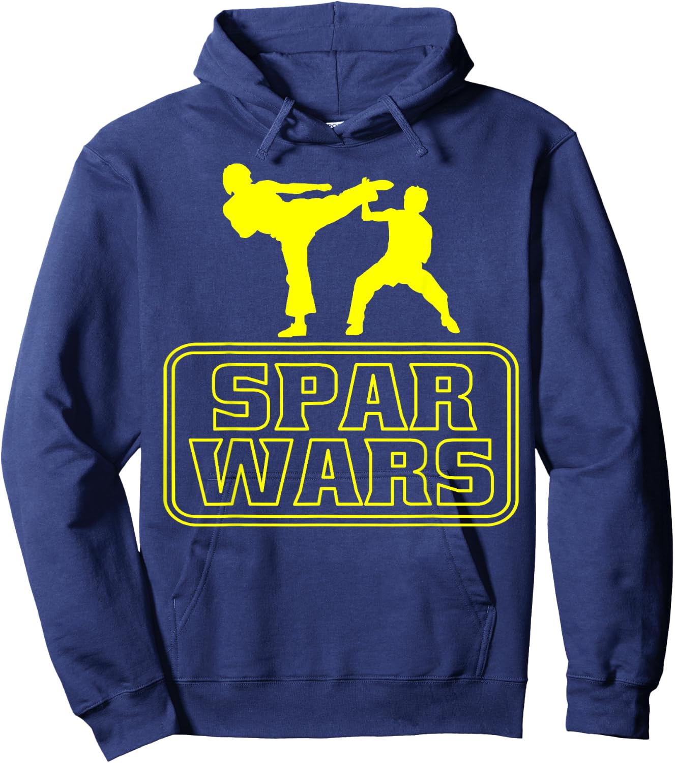 Spar Wars Martial Arts Cool Taekwondo Funny Shirt Hoodie - Hoodie | Navy