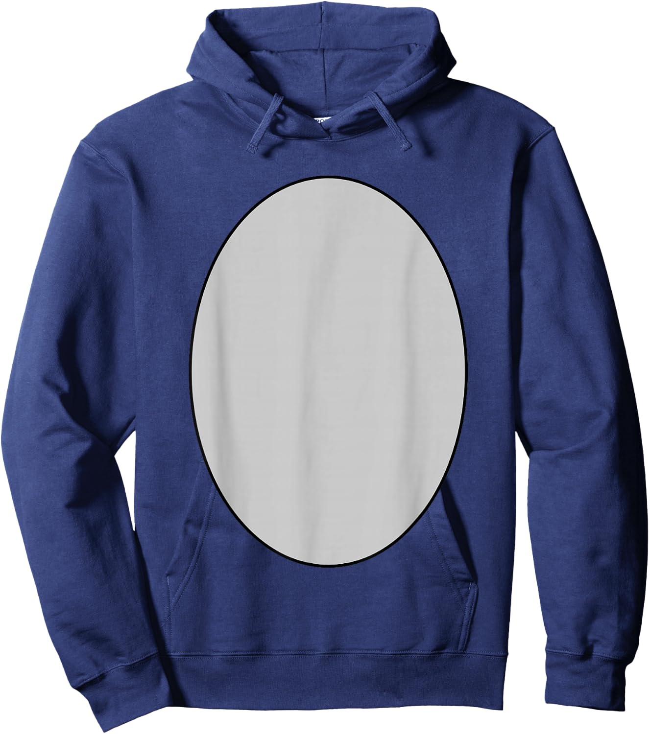 Easy Lazy Diy Donkey Costume Grey Circle Donkey Belly Hoodie - Hoodie | Navy