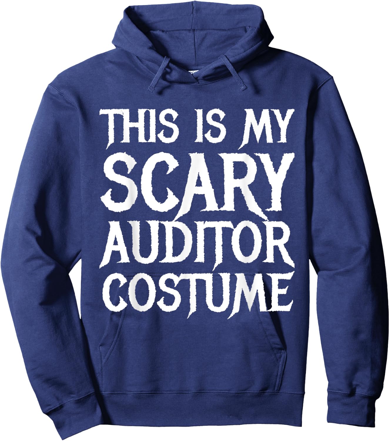 This Is My Scary Auditor Costume Halloween Accountant Hoodie - Hoodie | Navy