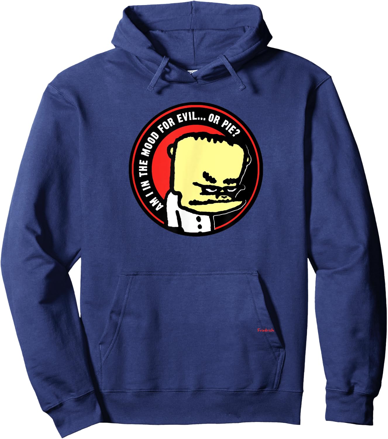 Dr. Strangegutt's Evil or Pie for dessert lovers Hoodie - Hoodie | Navy