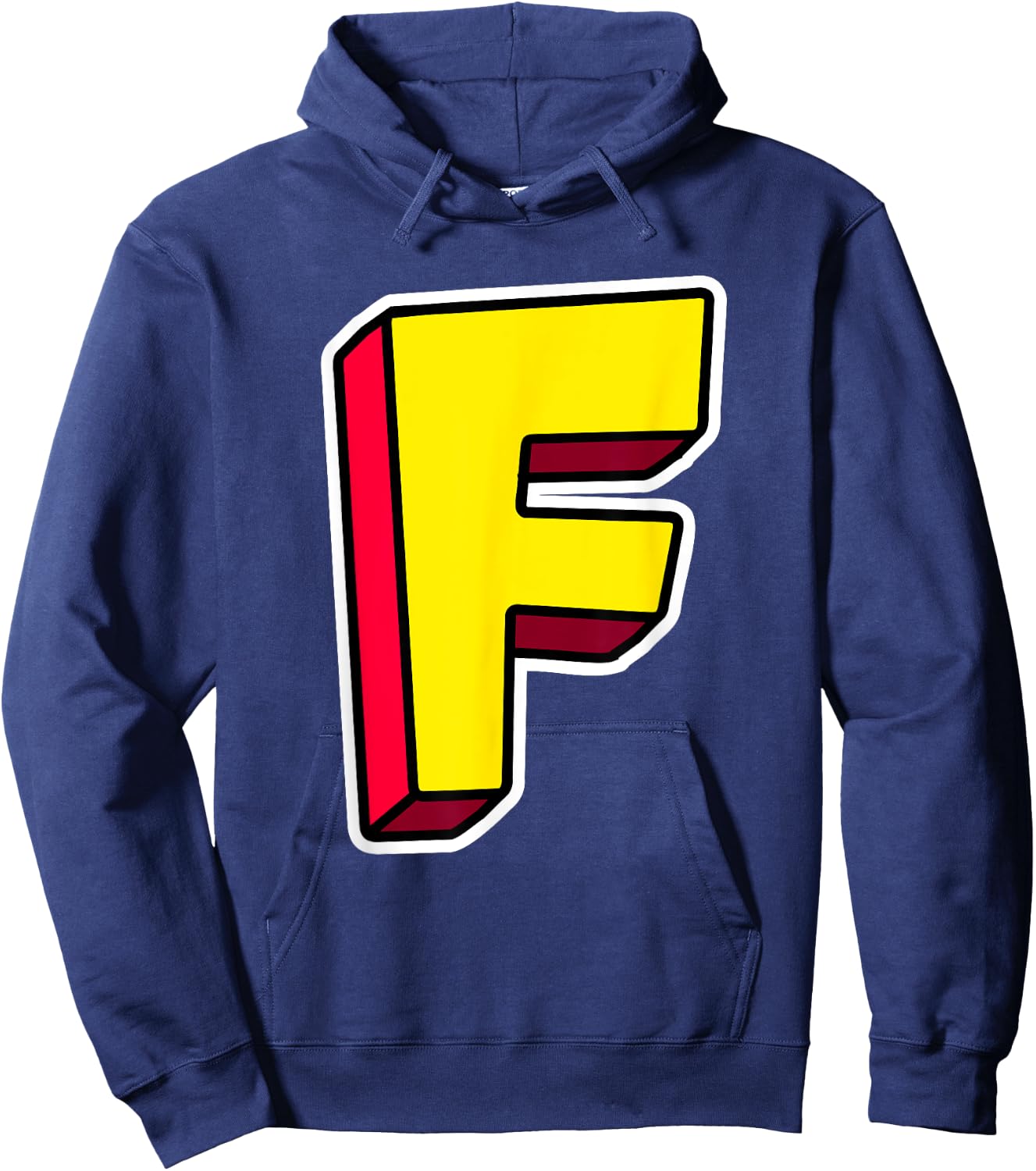 Letter F Funny Matching Halloween Costume Funny Halloween Hoodie - Hoodie | Navy