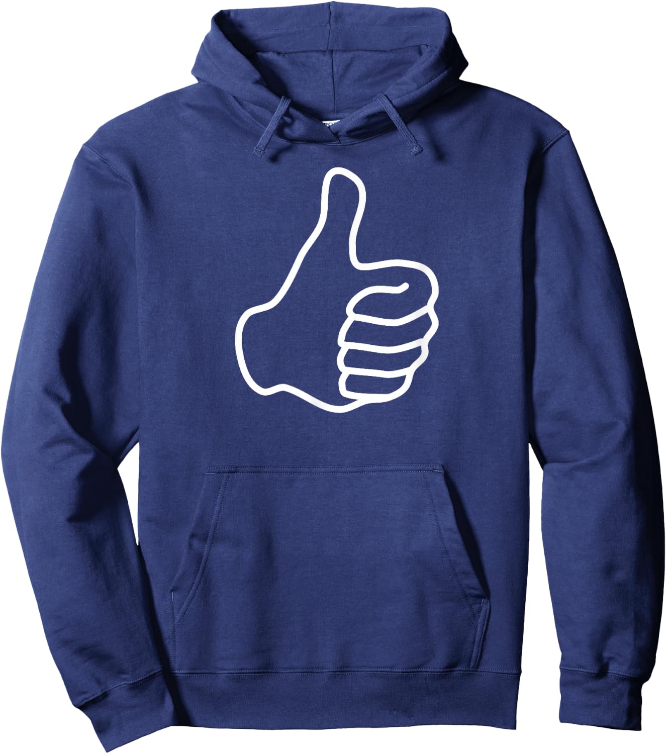 Thumbs Up Shirt Hoodie - Hoodie | Navy