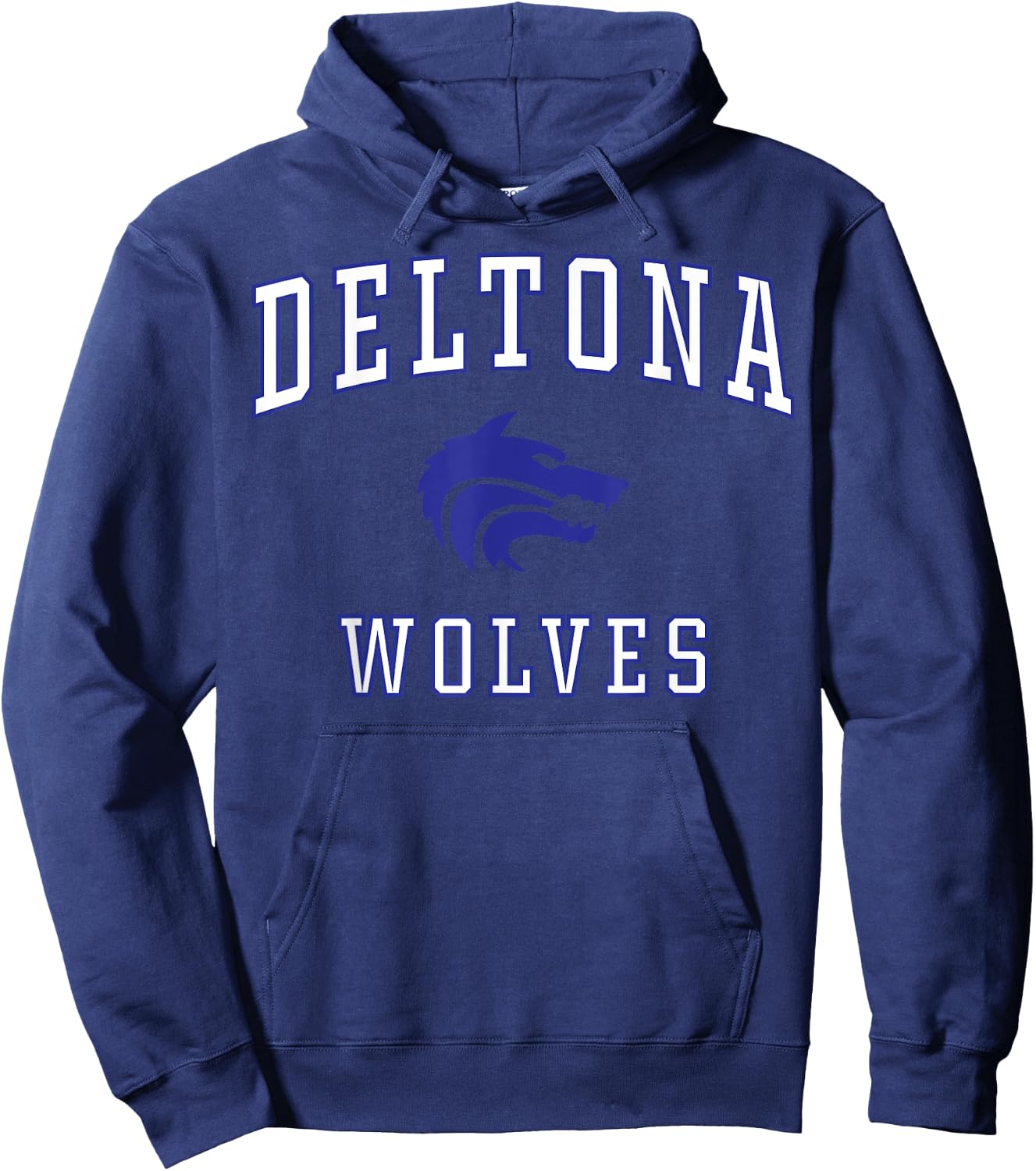 Deltona High School Wolves C1 Hoodie - Hoodie | Navy