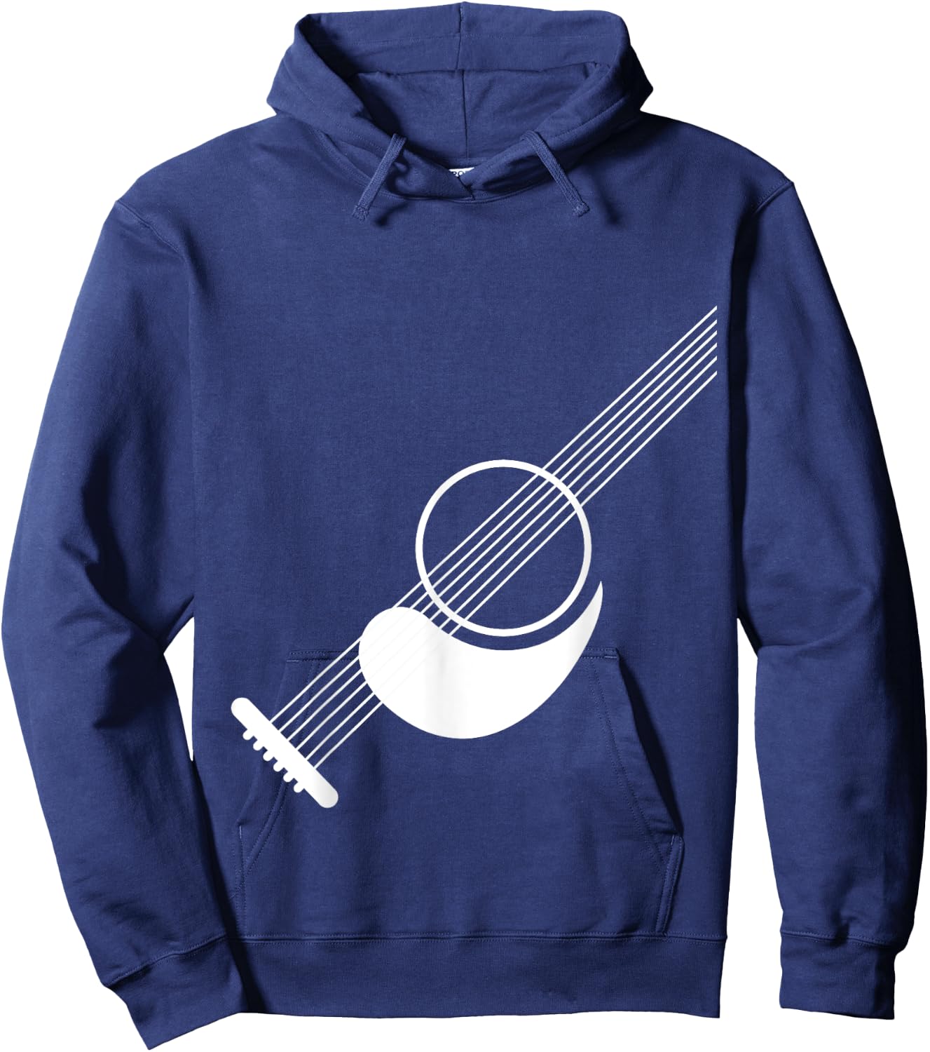 Funny Air Guitar for Kids Acoustic Players and Rockers Hoodie - Hoodie | Navy