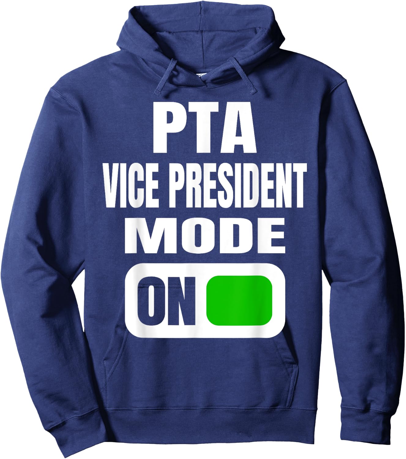 Funny PTA Vice President Mode for School Volunteers Hoodie - Hoodie | Navy
