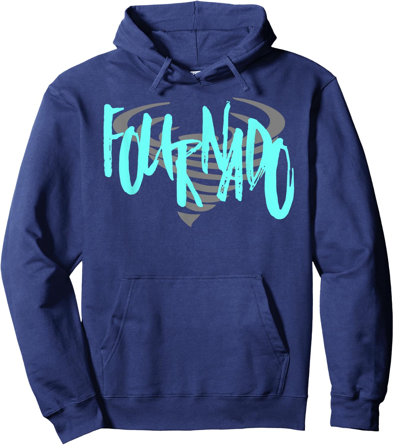 FouRnado Toddler Boy or Girl Funny Tornado Shirt Hoodie - Hoodie | Navy